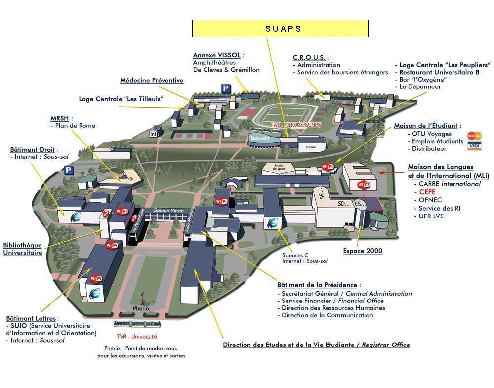 Inscription aux activités du SUAPS pour l'année 2017/2018